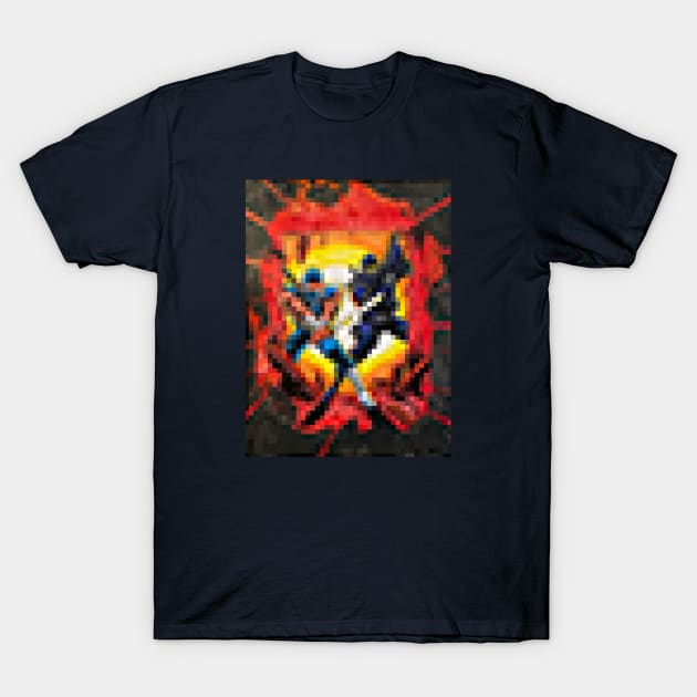 Ninja Pixel Art T-Shirt by SkipBroTees